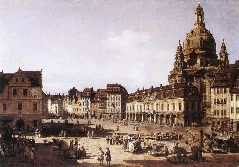 BELLOTTO, Bernardo New Market Square in Dresden china oil painting image